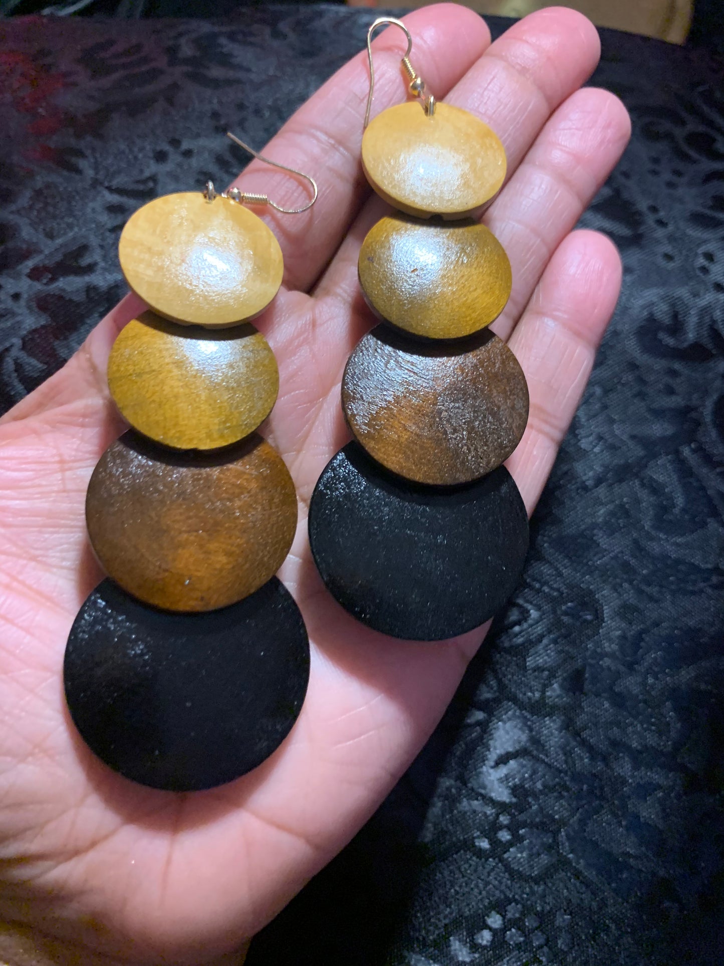 Levels Wooden Earrings