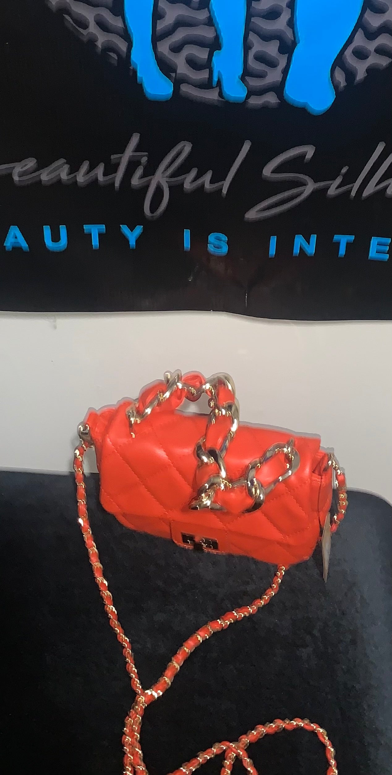Orange purse
