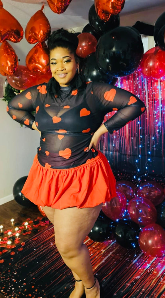 Red Hot Mini Skirt