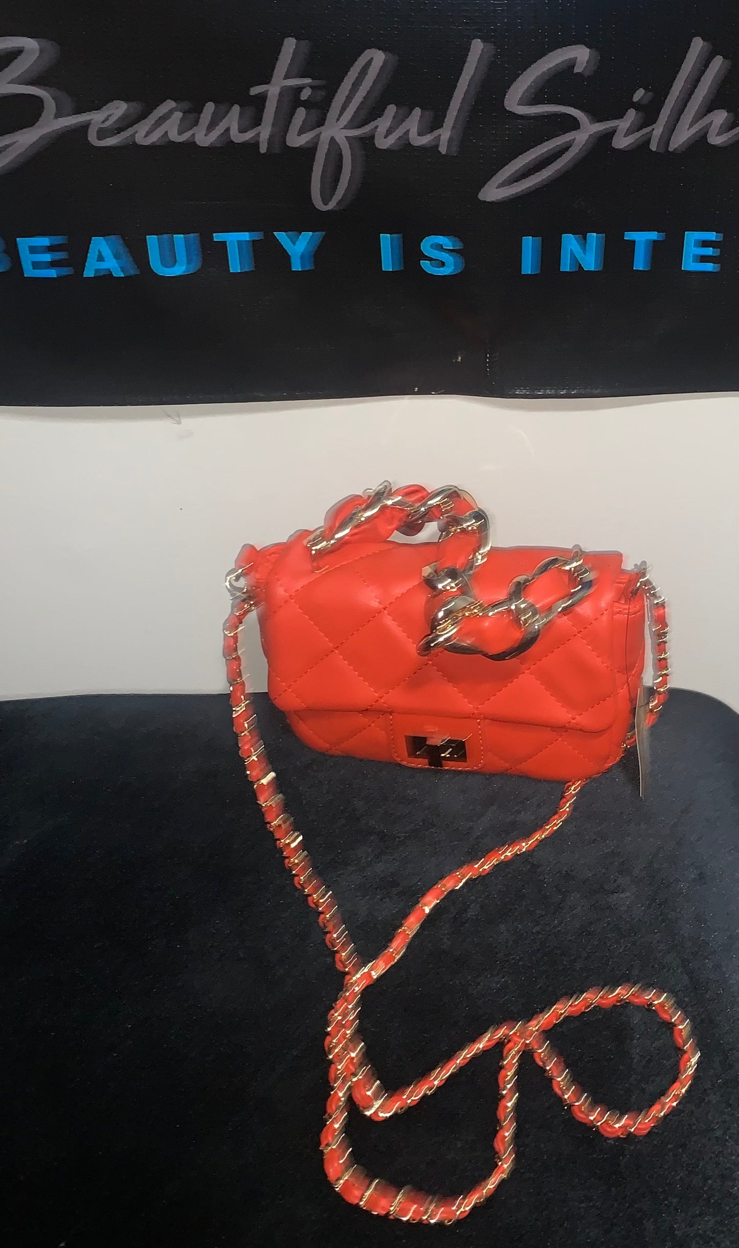 Orange purse