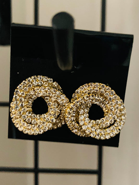 Shiny Swirl Earrings