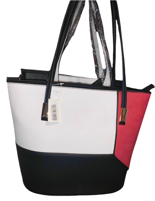 Color Block Leather Bags